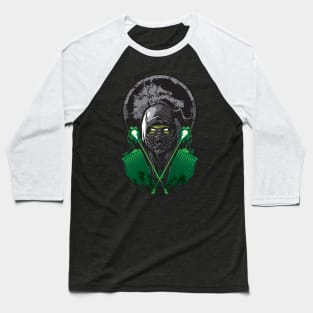 Green Warrior Baseball T-Shirt